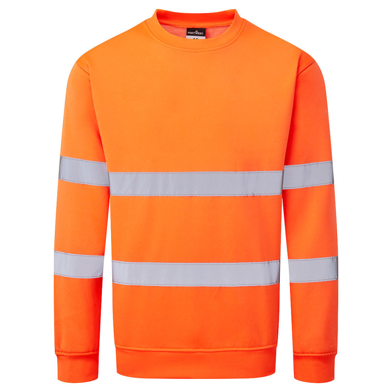 Portwest - Sweat-shirt poly-coton coupe ample ESSENTIAL ES1 haute visibilité classe 2 et 3