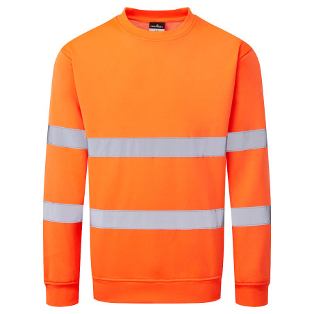 Portwest - Sweat-shirt poly-coton coupe ample ESSENTIAL ES1 haute visibilité classe 2 et 3