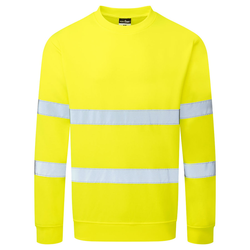 Portwest - Sweat-shirt poly-coton coupe ample ESSENTIAL ES1 haute visibilité classe 2 et 3