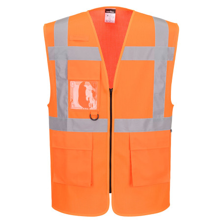 Portwest - Gilet de sécurité en maille aérée ouverture zipppée ESSENTIAL ES1 haute visibilité classe 2