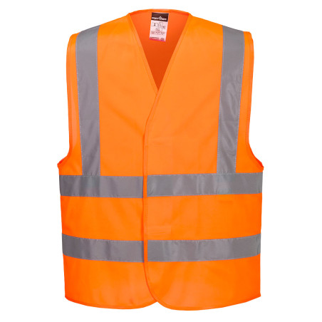 Portwest - Gilet de sécurité coupe ample avec bandes réfléchissantes ESSENTIAL ES1 haute visibilité classe 2