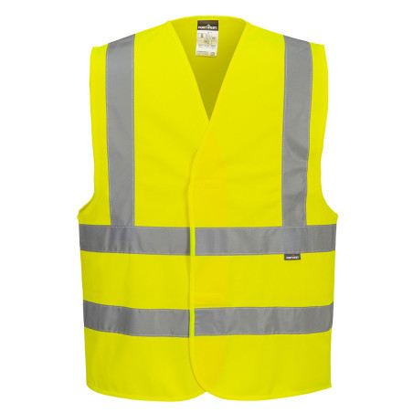 Portwest - Gilet de sécurité coupe ample avec bandes réfléchissantes ESSENTIAL ES1 haute visibilité classe 2