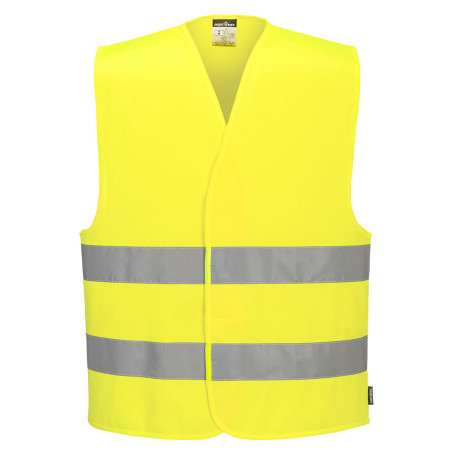 Portwest - Gilet de sécurité coupe ample avec 2 bandes réfléchissantes ESSENTIAL ES1 haute visibilité classe 1 et 2