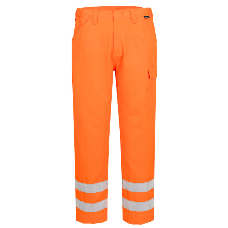 Portwest - Pantalon de travail en poly-coton avec poches cargo ESSENTIAL ES1haute visibilité classe 2