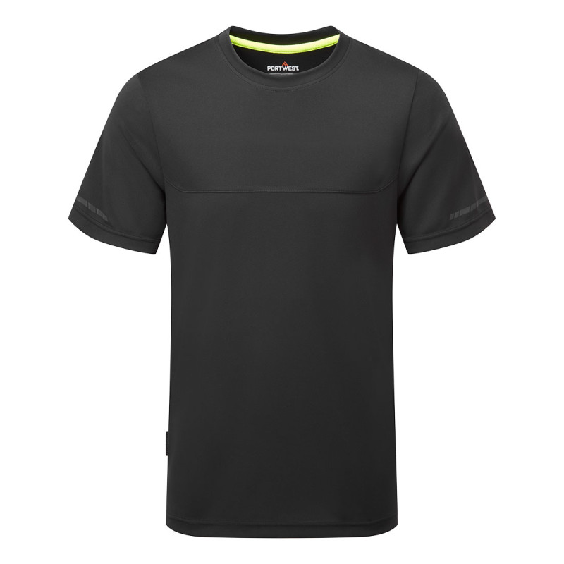 Portwest - Tee-shirt manches courtes léger coupe slim fit avec traitement antibactérien EV4
