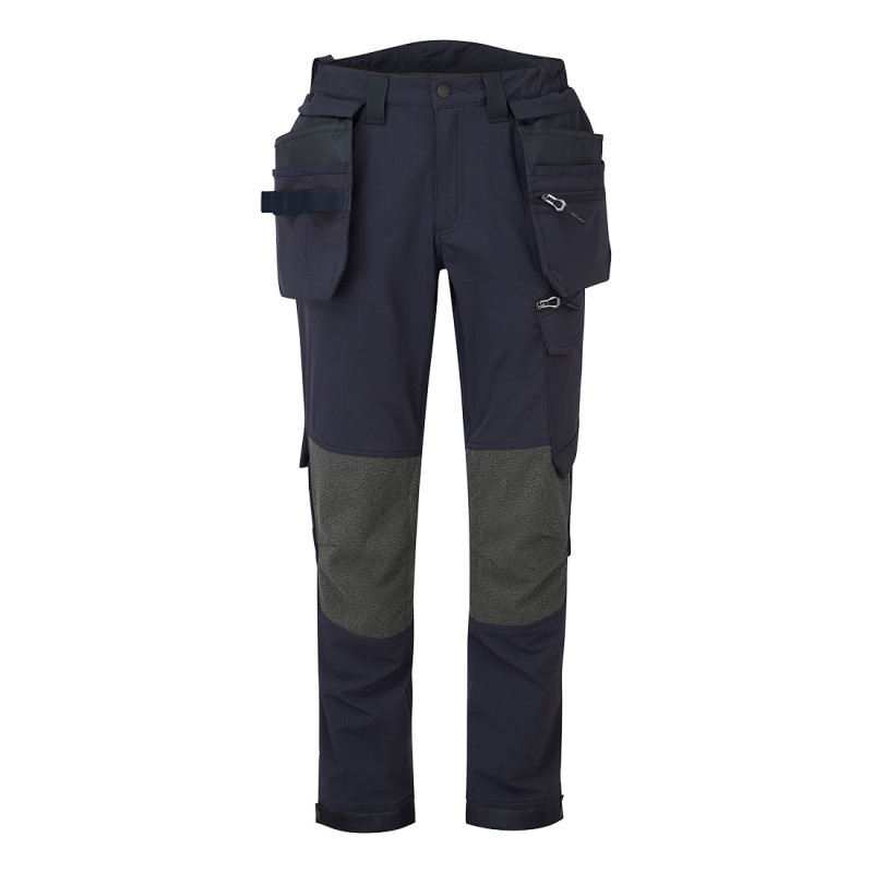 Portwest - Pantalon de travail stretch en nylon taille haute avec poches amovibles grande capacité de rangement EV4