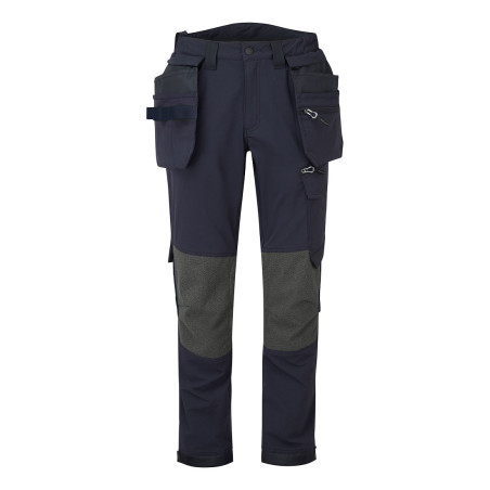 Portwest - Pantalon de travail stretch en nylon taille haute avec poches amovibles grande capacité de rangement EV4
