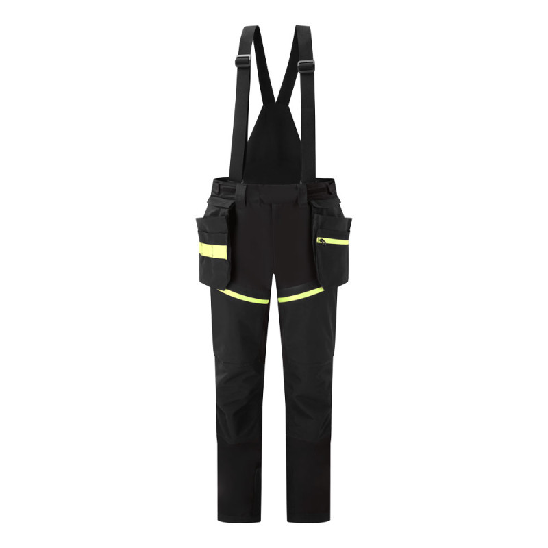 Portwest - Pantalon de pluie imperméable 3 couches en nylon stretch avec taille réglable EV4