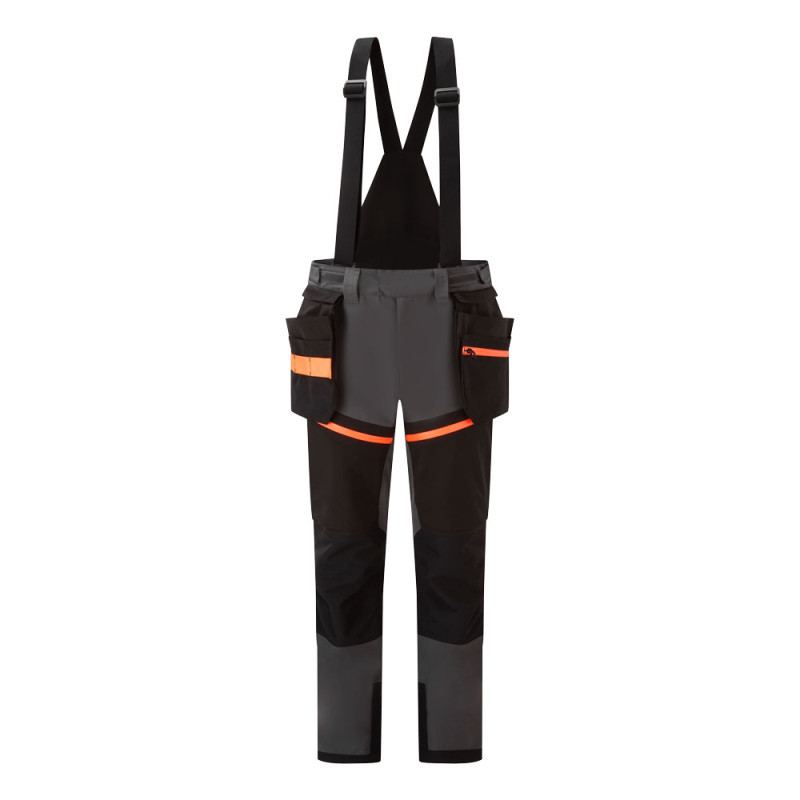 Portwest - Pantalon de pluie imperméable 3 couches en nylon stretch avec taille réglable EV4