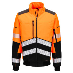 Portwest - Veste longue en tissu Ripstop 3 couches stretch EV4 haute visibilité classe 2
