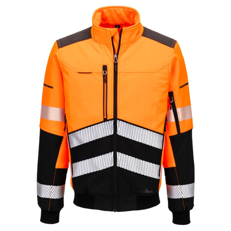 Portwest - Veste longue en tissu Ripstop 3 couches stretch EV4 haute visibilité classe 2