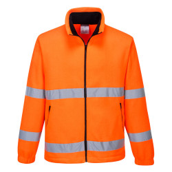 Portwest - Veste polaire coupe-vent avec bandes réfléchissantes haute visibilité classe 3
