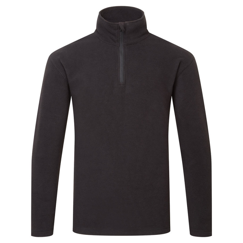 Portwest - Pull en polaire avec zip frontal en tissu recyclé
