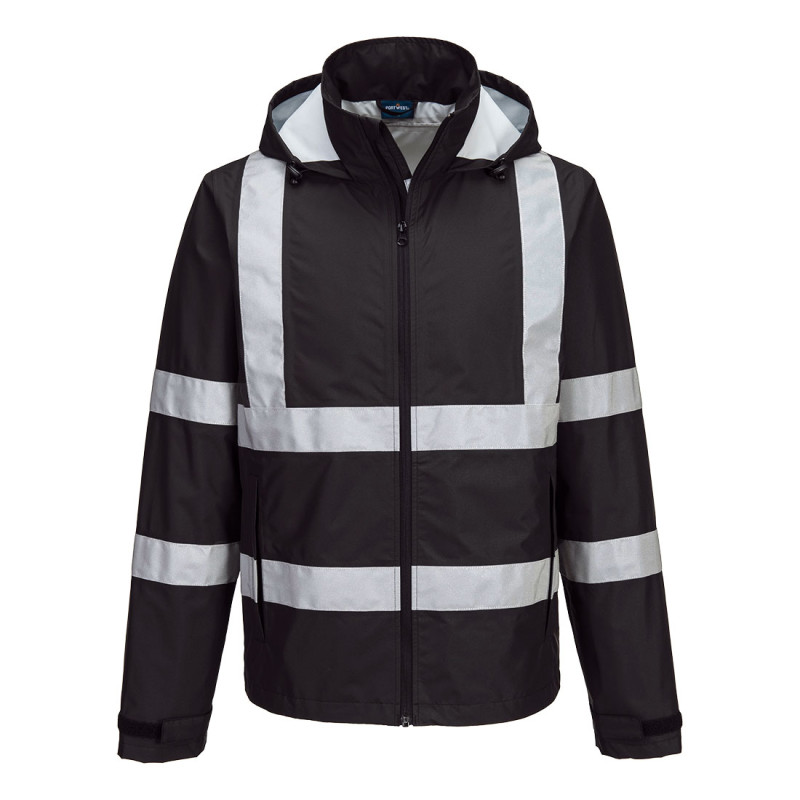 Portwest - Veste de pluie légère pliable avec capuche amovible IONA