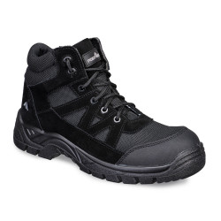 Portwest - Chaussures de sécurité montantes en cuir suédé et textile embout composite S1PL