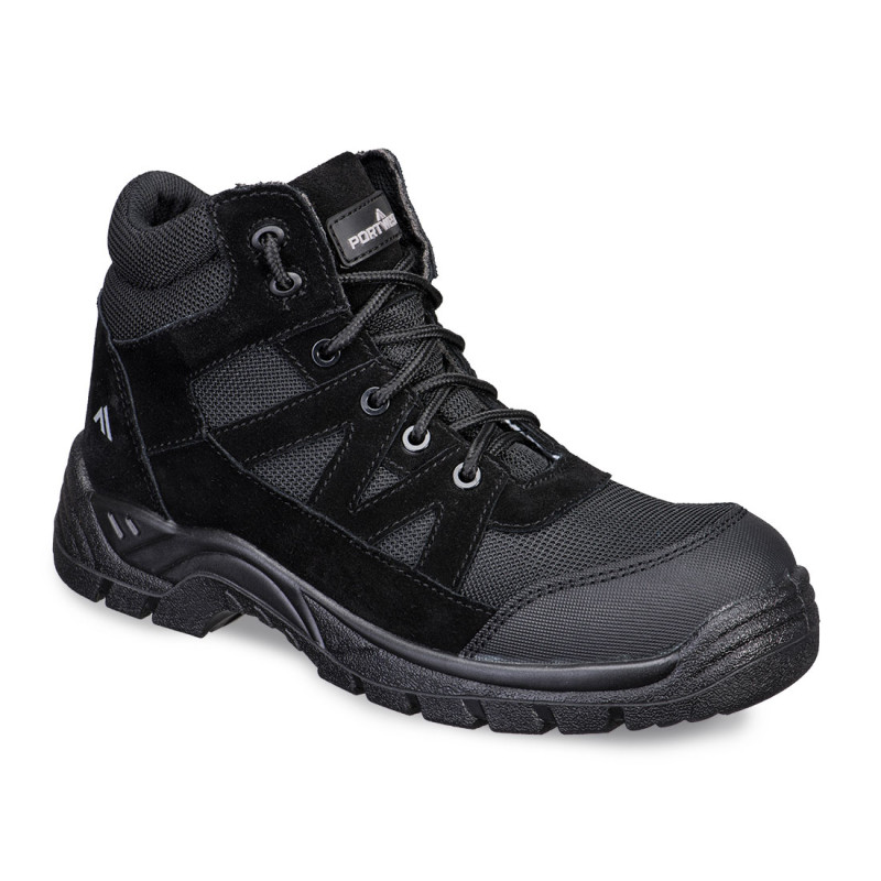 Portwest - Chaussures de sécurité montantes en cuir suédé et textile embout composite S1PL