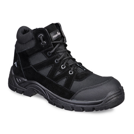 Portwest - Chaussures de sécurité montantes en cuir suédé et textile embout composite S1PL