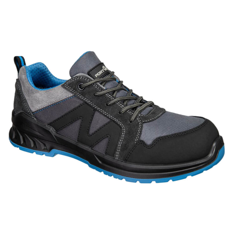 Portwest - Chaussures de sécurité basses en cuir et textile embout composite S1PS