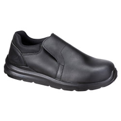 Portwest - Chaussures de sécurité à enfiler en cuir embout composite S3S
