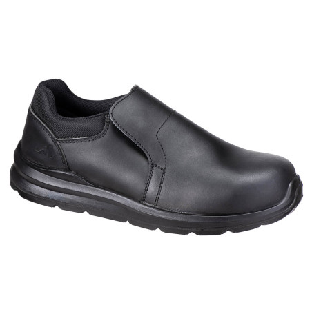 Portwest - Chaussures de sécurité à enfiler en cuir embout composite S3S