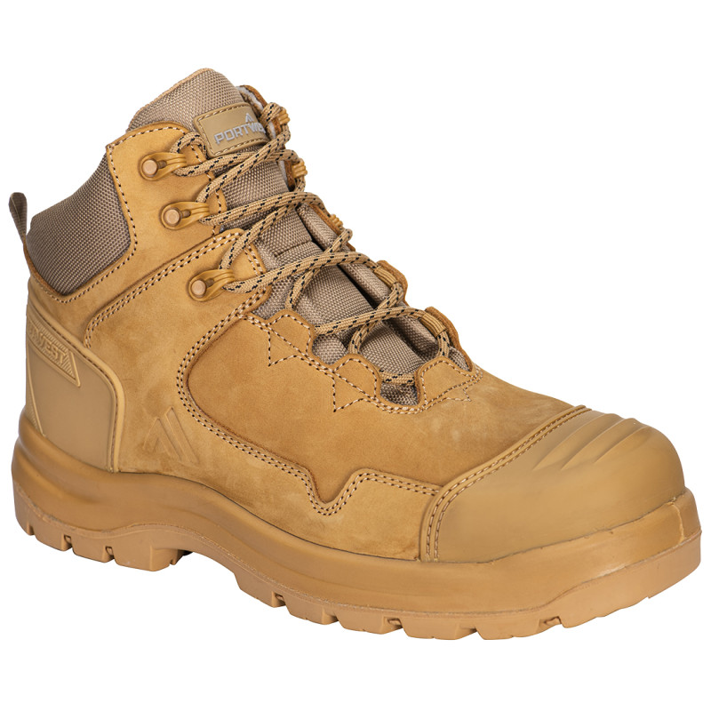 Portwest - Chaussures de sécurité montantes en cuir nubuck anti-chaleur embout composite S3S