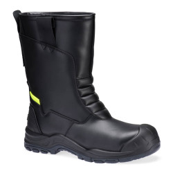 Portwest - Bottes de sécurité en cuir anti-chaleur fourrées pour l'hiver embout acier S3L