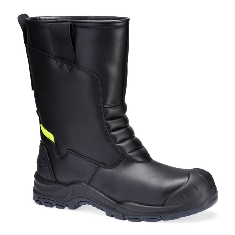 Portwest - Bottes de sécurité en cuir anti-chaleur fourrées pour l'hiver embout acier S3L