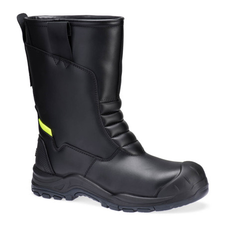 Portwest - Bottes de sécurité en cuir anti-chaleur fourrées pour l'hiver embout acier S3L