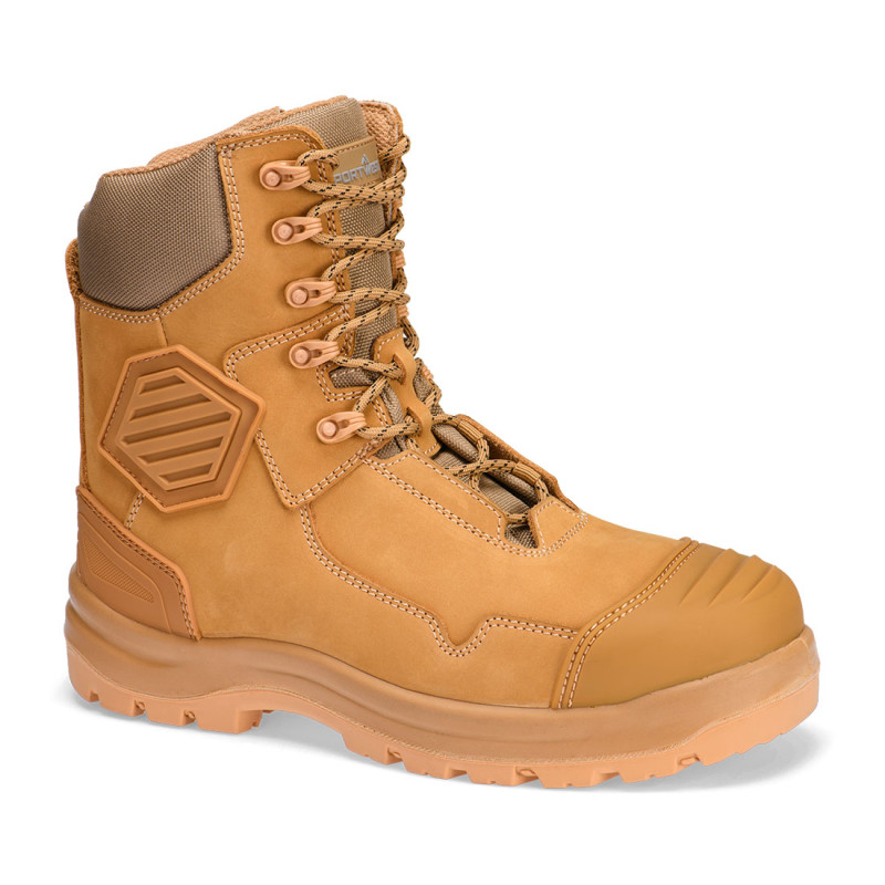 Portwest - Chaussures de sécurité montantes en cuir nubuck protection malléole embout composite S3S