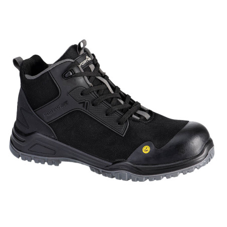 Portwest - Chaussures de sécurité mi-hautes en maille aérée antistatique ESD embout composite S3S