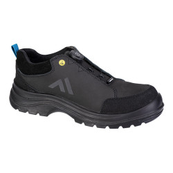 Portwest - Chaussures de sécurité basses en cuir nubuck antistatique ESD embout composite S3S
