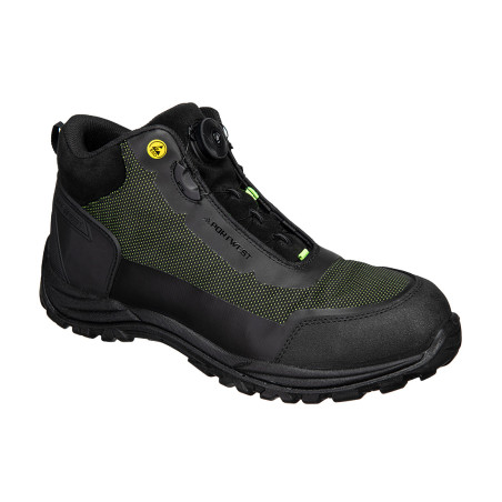 Portwest - Chaussures de sécurité mi-hautes en textile résistant à la coupure antistatique ESD embout composite S3S