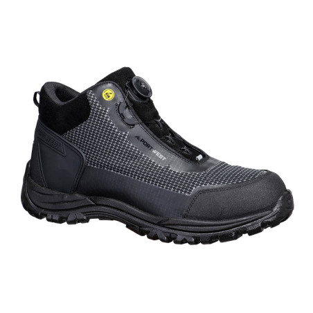 Portwest - Chaussures de sécurité mi-hautes en textile résistant à la coupure antistatique ESD embout composite S3S