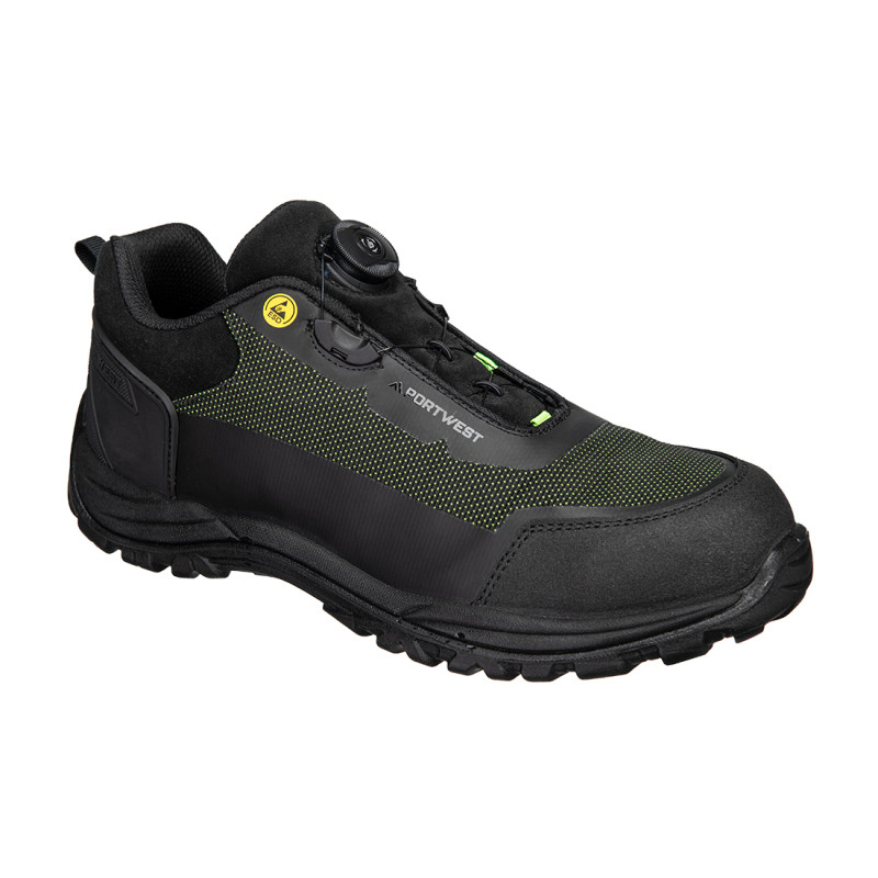 Portwest - Chaussures de sécurité basses en textile résistant à la coupure antistatique ESD embout composite S3S