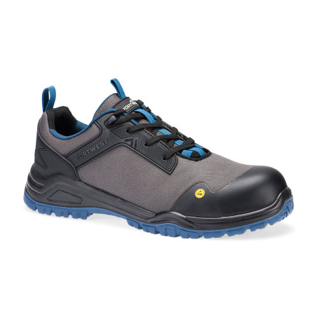 Portwest - Chaussures de sécurité basses en maille textile antistatique ESD embout composite S3S