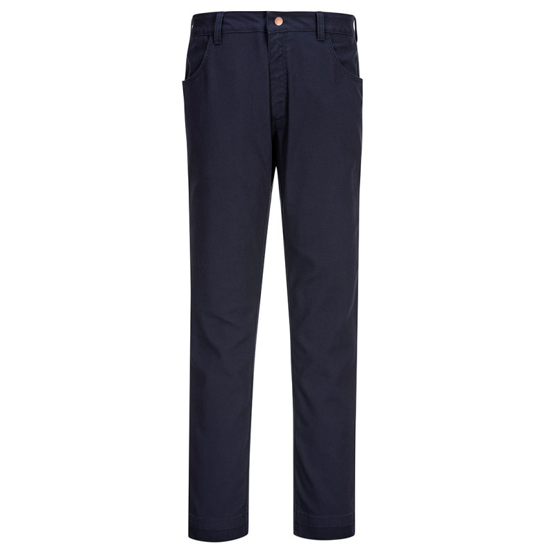 Portwest - Pantalon de travail stretch coupe slim résistant à la flamme en Bizflame