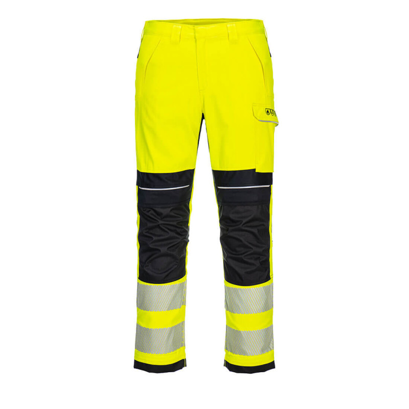 Portwest - Pantalon de travail résistant à la flamme en Modaflame WX3 haute visibilité classe 2