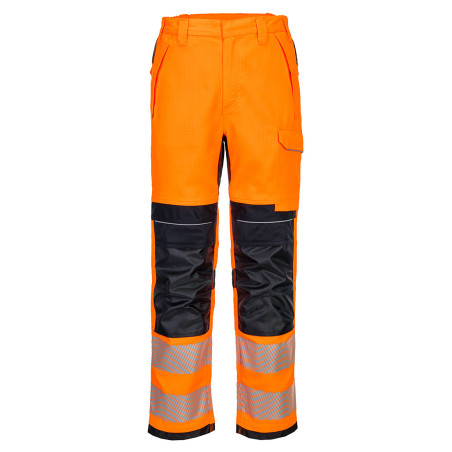 Portwest - Pantalon de travail résistant à la flamme en Modaflame PW3 haute visibilité classe 2