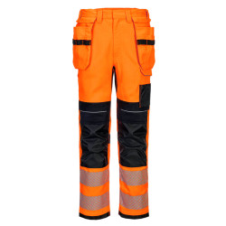 Portwest - Pantalon de travail résistant à la flamme en Modaflame poches holster PW3 haute visibilité classe 2