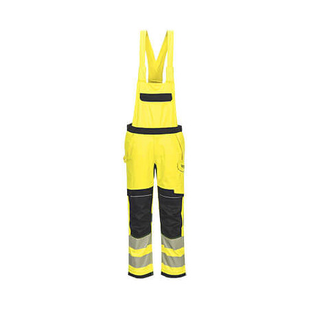 Portwest - Cotte à bretelles anti-flamme avec tissu Modaflame PW3 haute visibilité classe 2