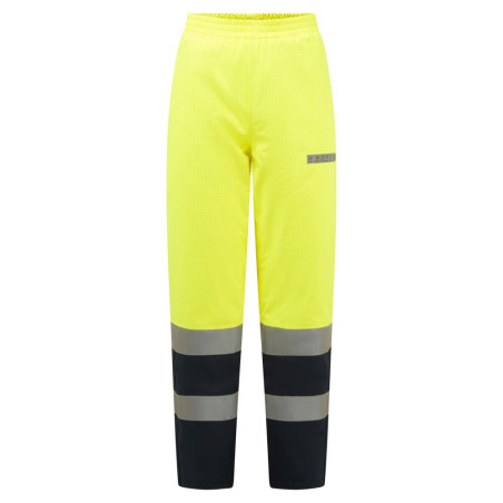 Portwest - Pantalon de travail d'hiver imperméable anti-flamme avec tissu Bizflame haute visibilité classe 2