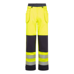 Portwest - Pantalon de travail résistant à la flamme en Bizflame poches holster haute visibilité classe 2
