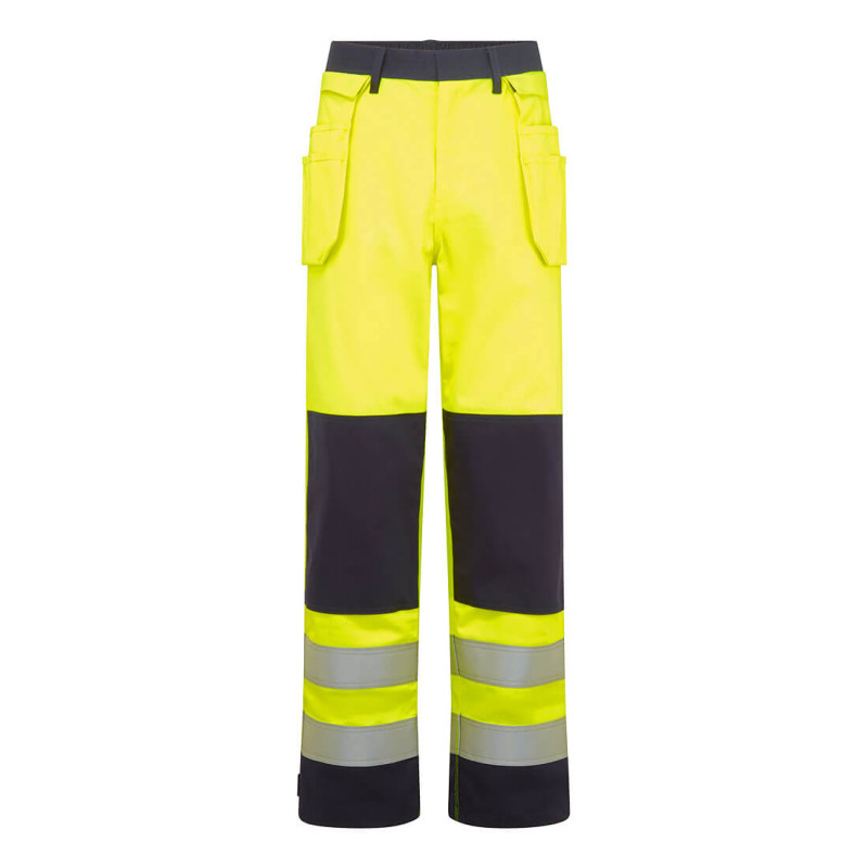 Portwest - Pantalon de travail résistant à la flamme en Bizflame poches holster haute visibilité classe 2