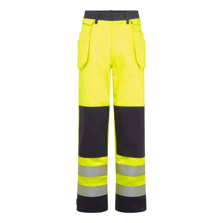Portwest - Pantalon de travail résistant à la flamme en Bizflame poches holster haute visibilité classe 2