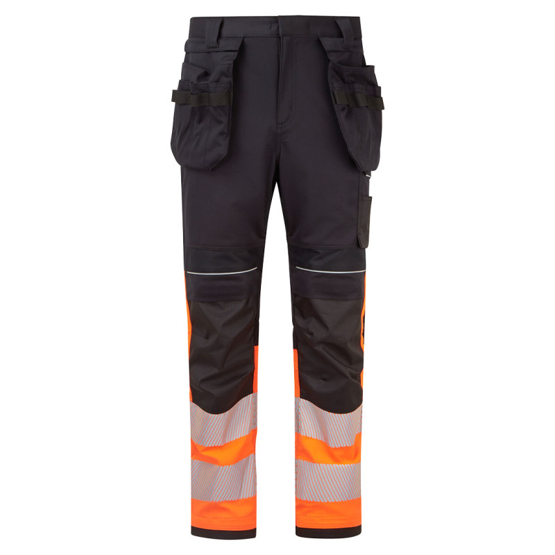 Portwest - Pantalon de travail poches holster en Modaflame PW3 haute visibilité classe 1