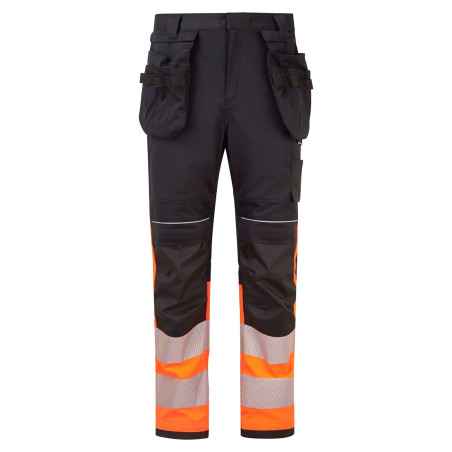 Portwest - Pantalon de travail poches holster en Modaflame PW3 haute visibilité classe 1
