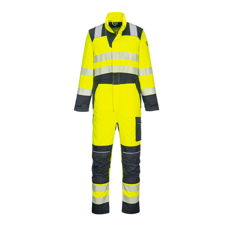 Portwest - Combinaison de travail ignifugée en Modaflame PW3 haute visibilité classe 3