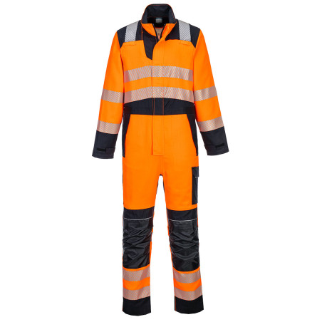 Portwest - Combinaison de travail résistante à la flamme en Modaflame PW3 haute visibilité classe 3