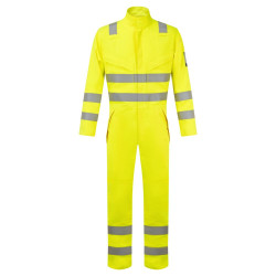 Portwest - Combinaison de travail multirisques en Modaflame haute visibilité classe 3