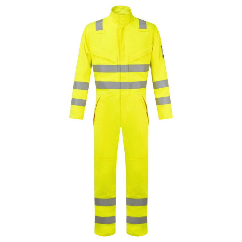 Portwest - Combinaison de travail multirisques en Modaflame haute visibilité classe 3